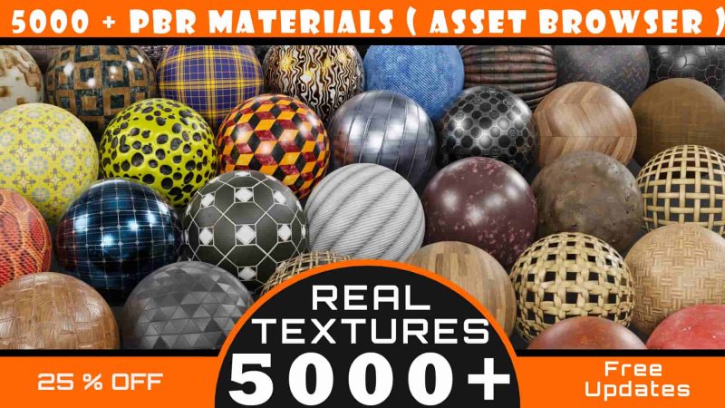 5000+ PBR资产浏览器 – Ready For Blender 4.0