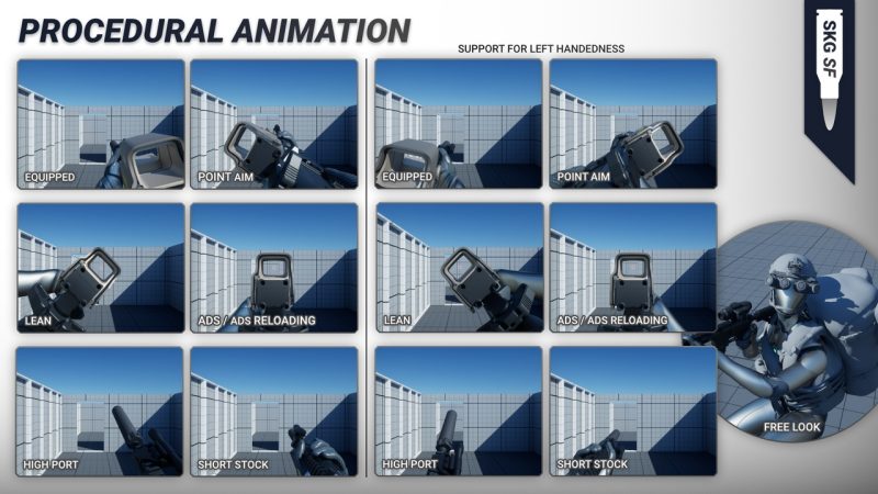 FPS 第一人称射击游戏框架 (SKG Shooter Framework V2)