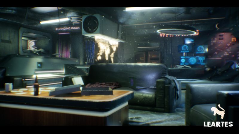 赛博朋克/科幻公寓室内环境 – Cyberpunk / Sci-Fi Apartment Interior Environment