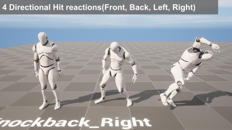 Hit Reaction Animation Pack – UE4/UE5 Mannequin