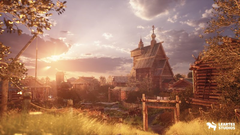 Medieval Russian Village  中世纪俄罗斯村庄