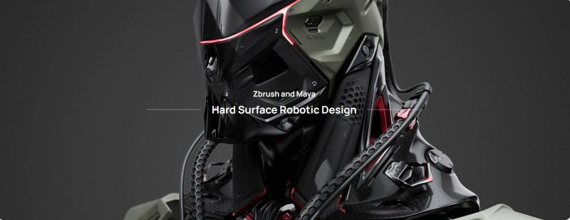 Zbrush和Maya 硬表面机器人设计