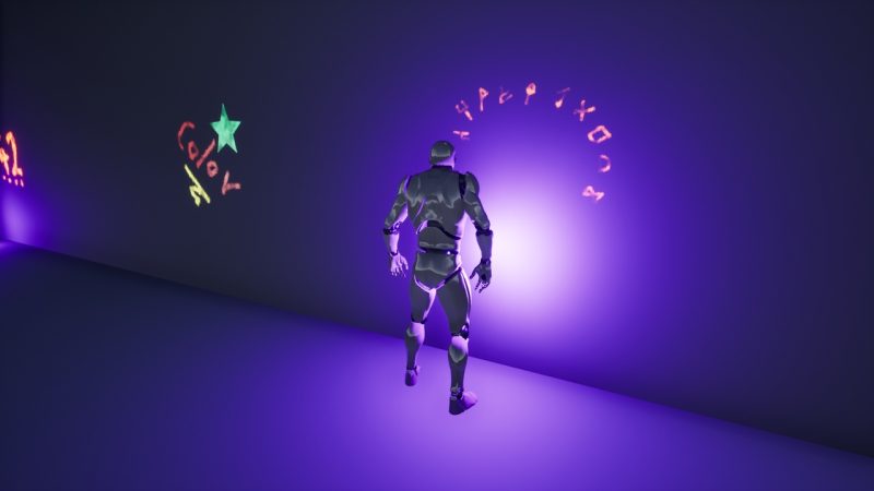 投射照明光影灯光蓝图 – UV Light