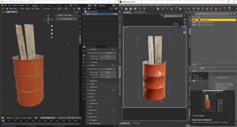 Blender To Daz Studio Plugin v3.3.32