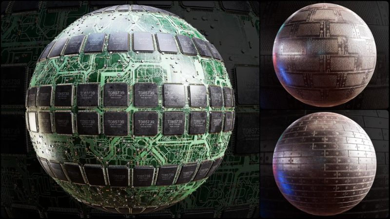 CGAxis Physical 9 – 科幻与电子