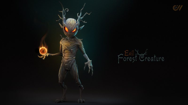 邪恶森林生物角色模型 – Evil Forest Creature