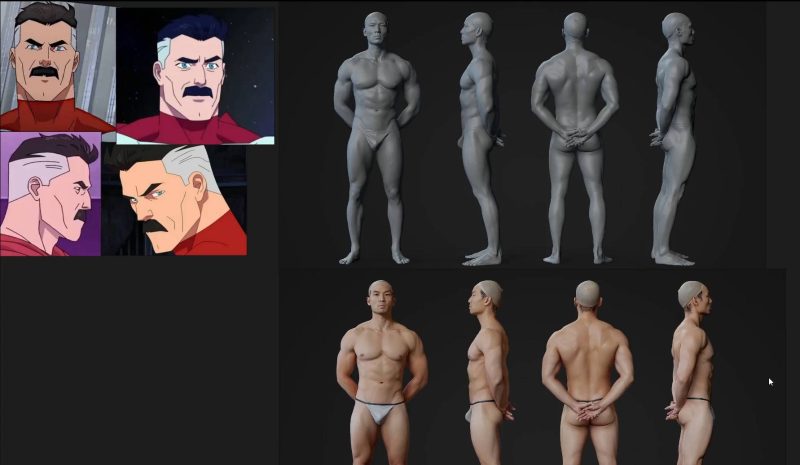 （中文字幕）通过 Omni-Man 学习男性解剖学