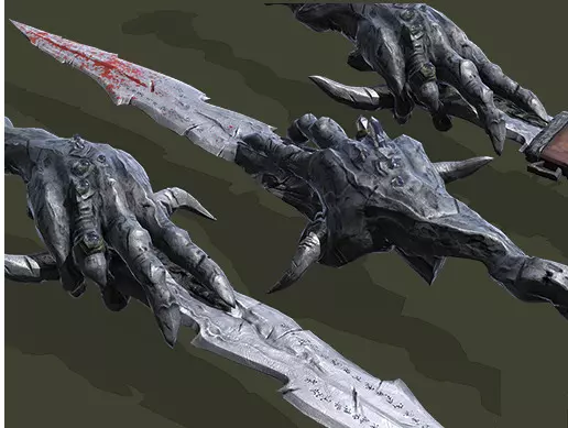 Unity Asset Legendary Damned Sword v1.0