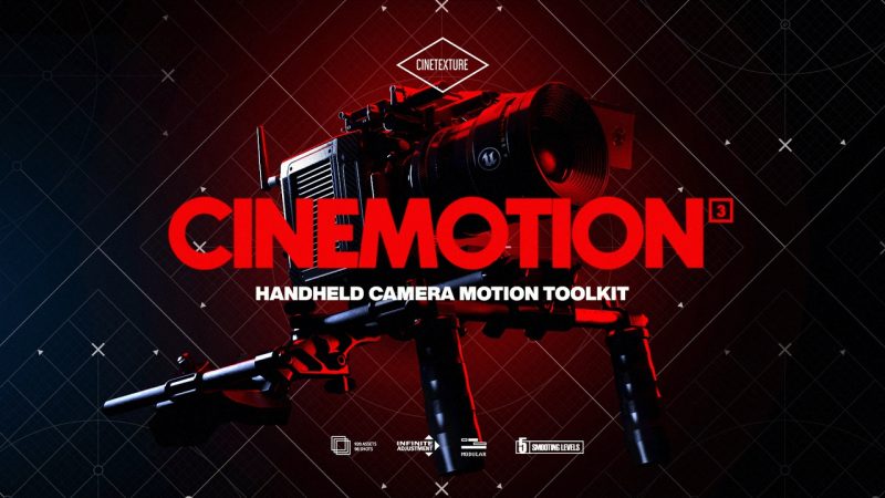真实手持摄影运动库3 – Cinemotion 3 Real Handheld Camera Motion Kit