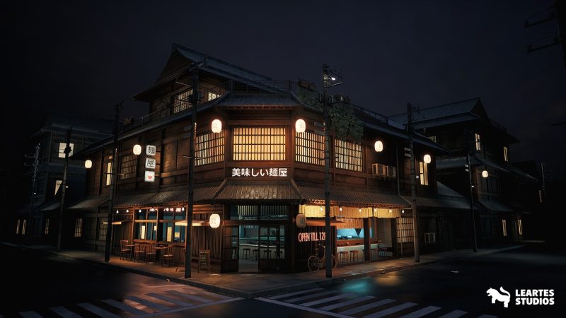 拉面餐厅环境 – Ramen Restaurant Environment