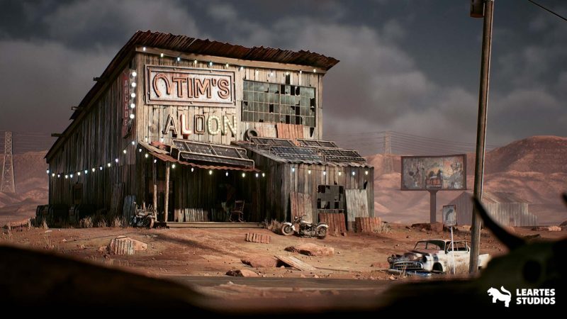 复古朋克酒馆环境 – Retropunk Saloon Environment