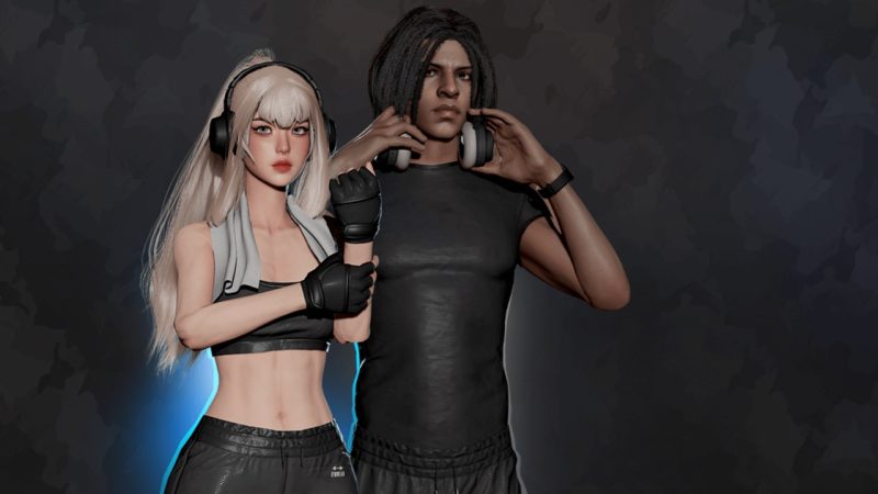 健身房资源包：男女角色 – Gym Bundle: Boys and Girls