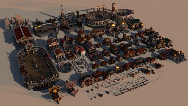 巨型罗马城市资源包 – Mega Roman City Pack