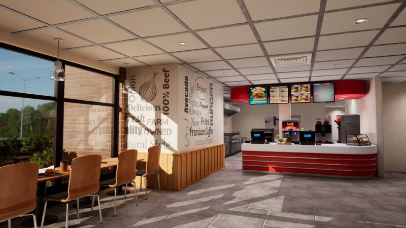 快餐店3D模型包 – Fast Food Restaurant