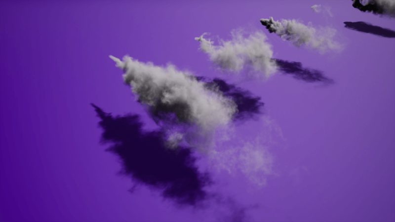 烟雾爆发VDB特效 – Smoke Burst FX VDB
