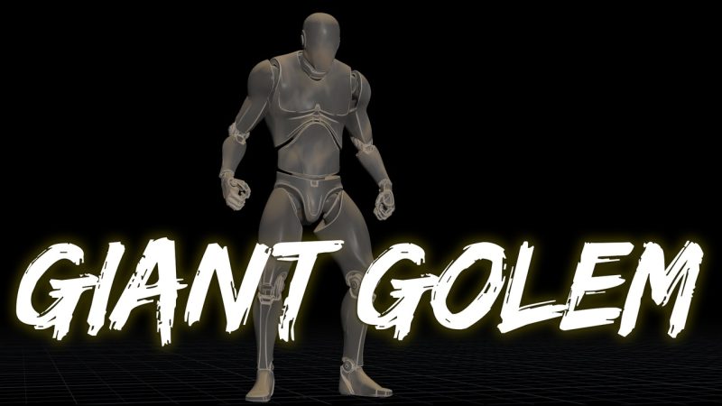 巨型魔像动画集 – Giant Golem AnimSet