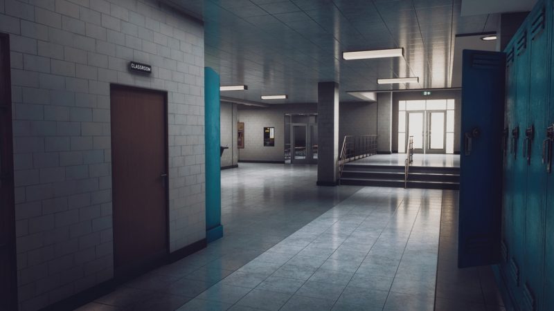 洁净/恐怖风格学校场景资源包 – Clean/Horror School Environment