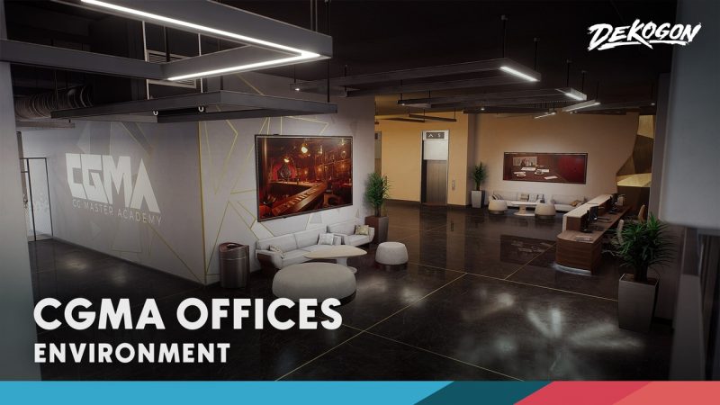 CGMA工作室办公室场景 – CGMA Studio Offices