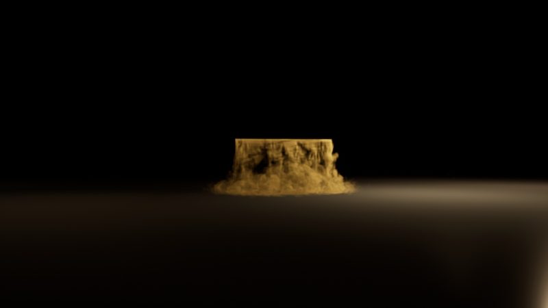 沙瀑特效包 – Sand Waterfall 3D VDB Pack