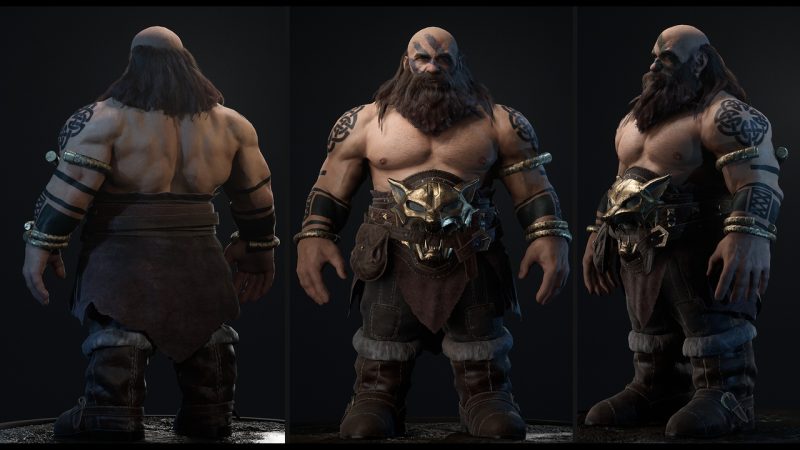 矮人角色模型 – Dwarf