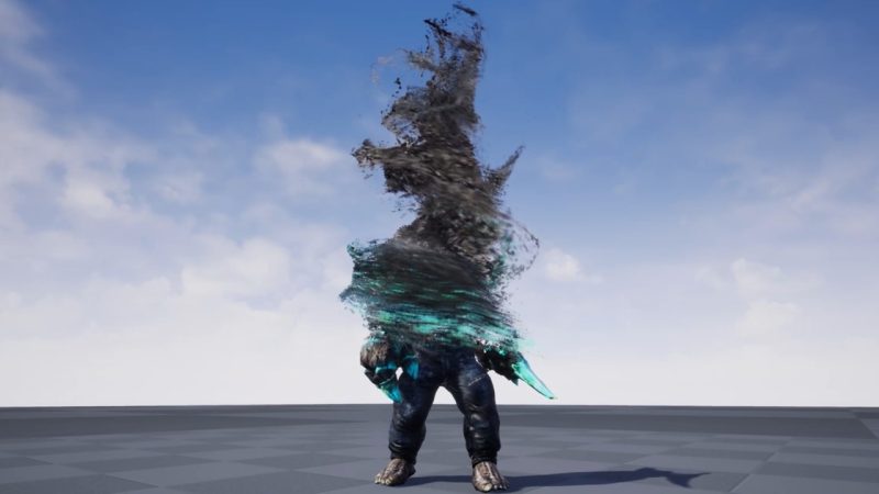 UE5角色吸收特效 – UE5 Character Absorb VFX