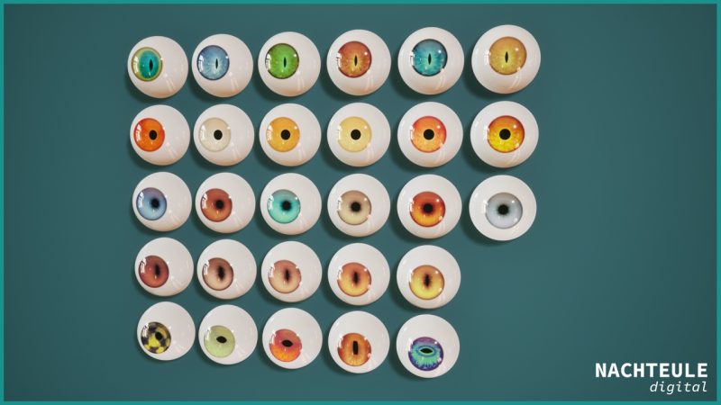 风格化眼睛材质 – Stylized Eye Material