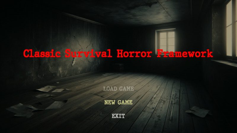 经典生存恐怖框架 – Classic Survival Horror Framework