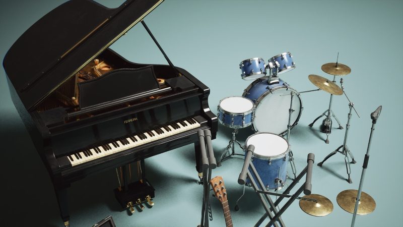 乐器模型合集 VOL.1 – Musical Instruments VOL.1