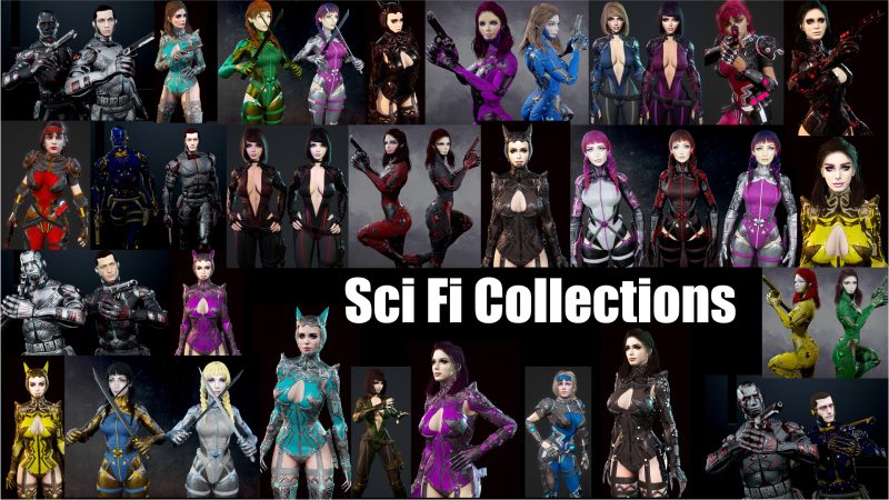 科幻角色模型合集 – Sci Fi Collection