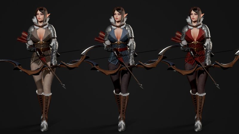模块化精灵弓箭手女孩 – Modular Elf Archer Girl