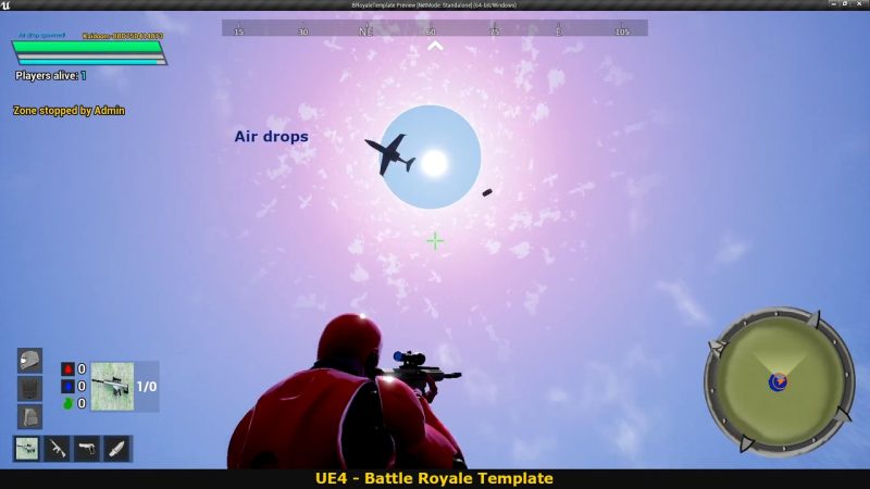 高级大逃杀游戏模板 – Advanced Battle Royale Template