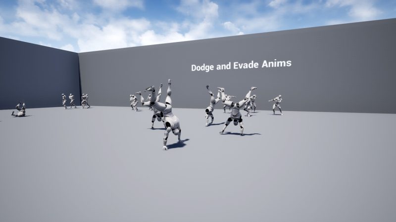 闪避与规避动画包 – Dodge and Evade Anim