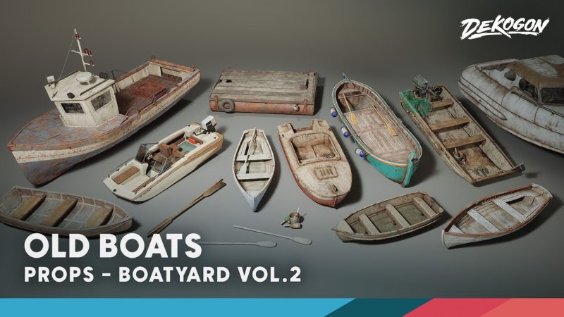 船坞 VOL.2 – 旧船 (Nanite) – Boatyard VOL.2 – Old Boats (Nanite)