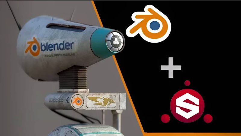 使用 Blender 和 Substance Painter 创建星球大战机器人