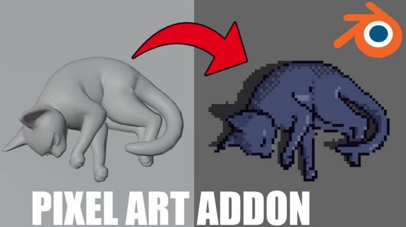 blender插件-Pixel Art v3.0