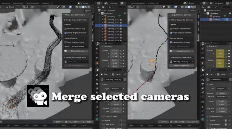 blender插件-合并选定摄像机 v1.1.0