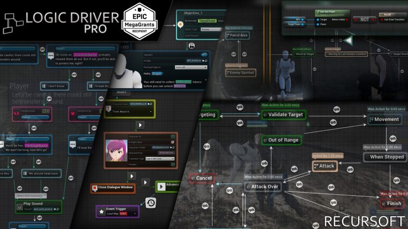 逻辑驱动程序专业版 – 蓝图编辑器-Logic Driver Pro-Blueprint Editor
