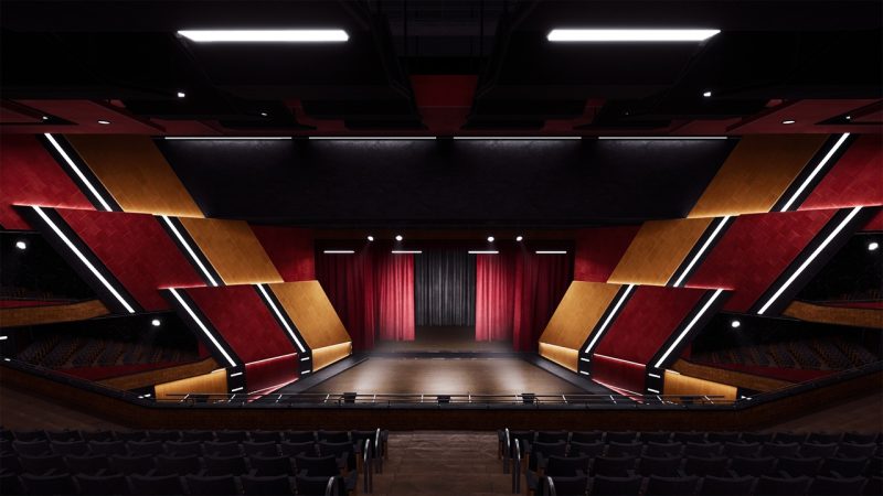 剧院大厅环境 – Theater Hall Environment (Theater Concert Cinema Hall Exhibition Meeting 3D)