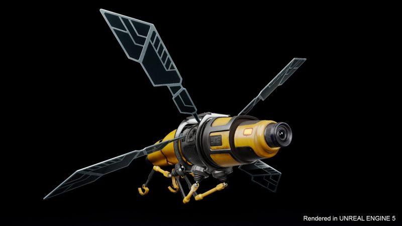 机械蜜蜂角色模型 – Robot Bee