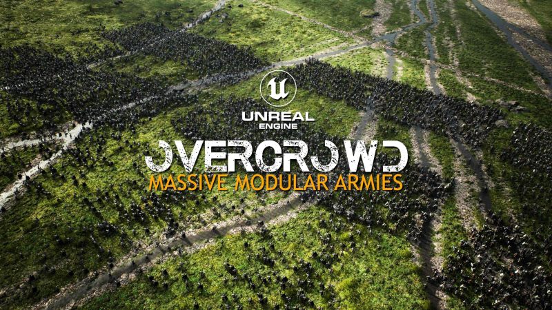 UE5.6人群模拟插件 – OverCrowd