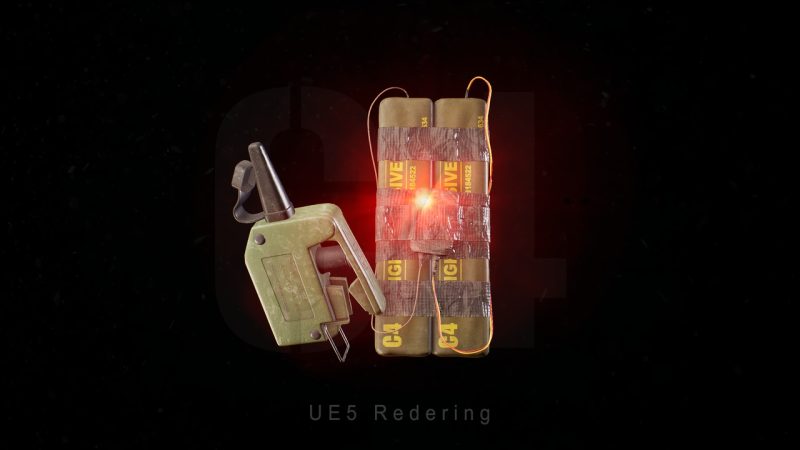 C4炸弹与FPS动画 – C4 Bomb With FPS Animations
