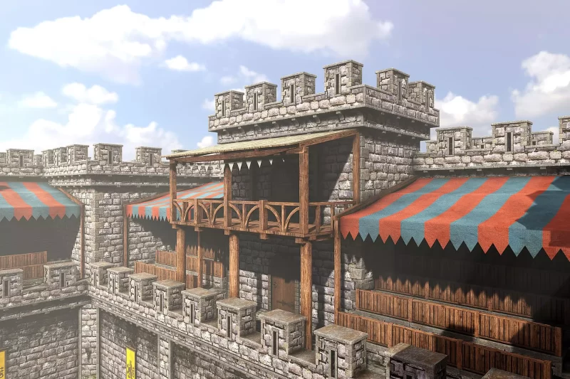Unity Asset HQ 幻想战斗竞技场（模块化）v1.0