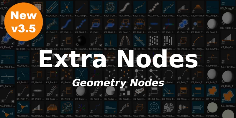 Blender 的 GeoNodes v3.5 额外节点