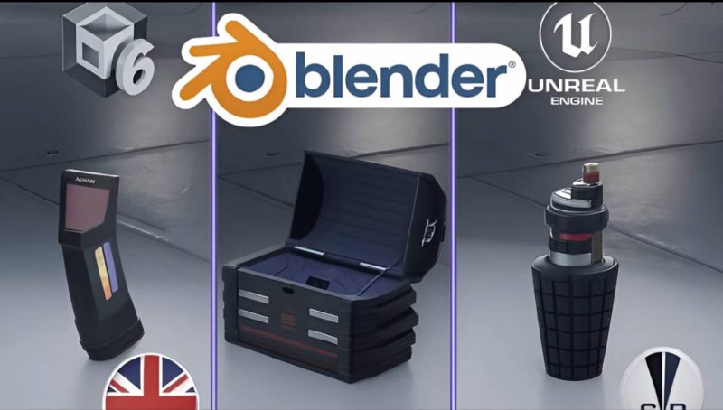 Blender 3D – 逐步创建游戏道具和资产