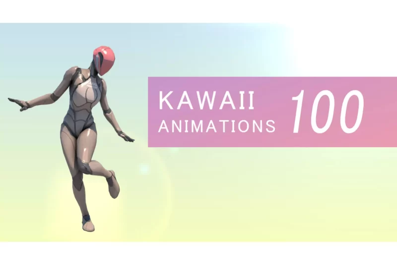 Unity Asset KAWAII ANIMATIONS 100 v1.10.1