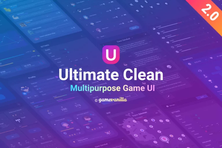 Unity Asset Ultimate Clean GUI Pack v2.1.4