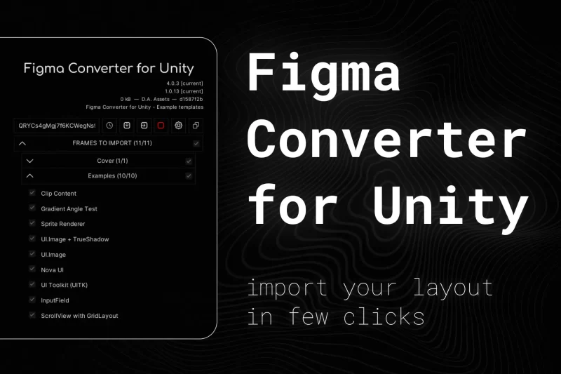 Unity Assets Figma 转换器（适用于 Unity v5.8.3）