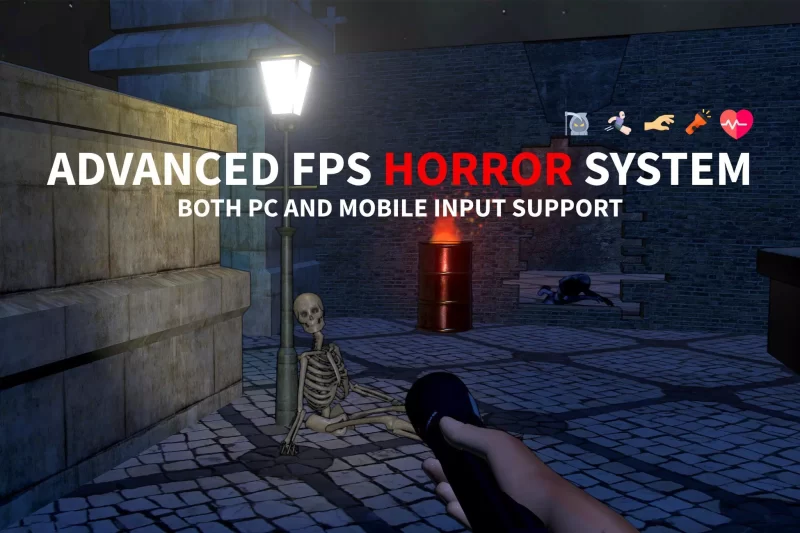 Unity Asset Advanced Horror FPS Kit for Mobile and PC – First Person Shooter Horror v6.1