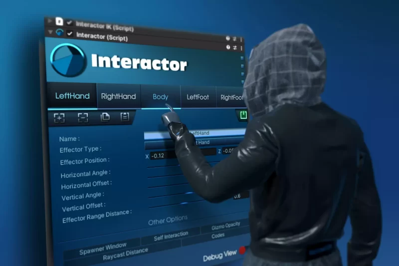 Unity Asset Interactor – IK 交互处理程序 v0.99