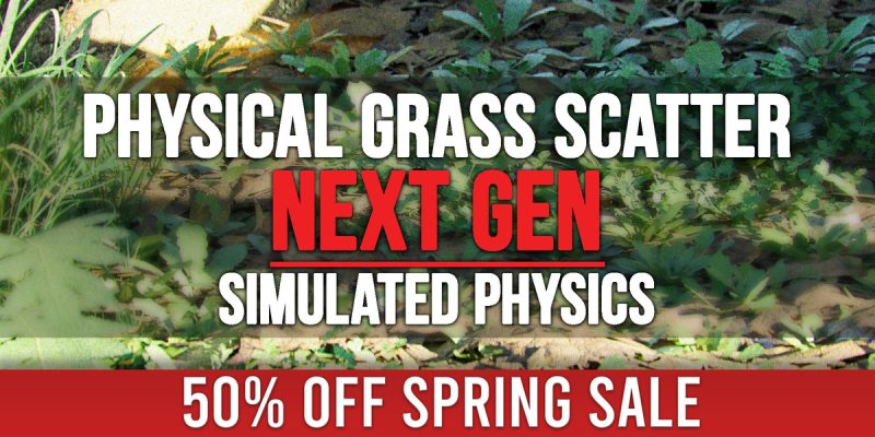 Blender 的 Physical Grass Scatter v1.2
